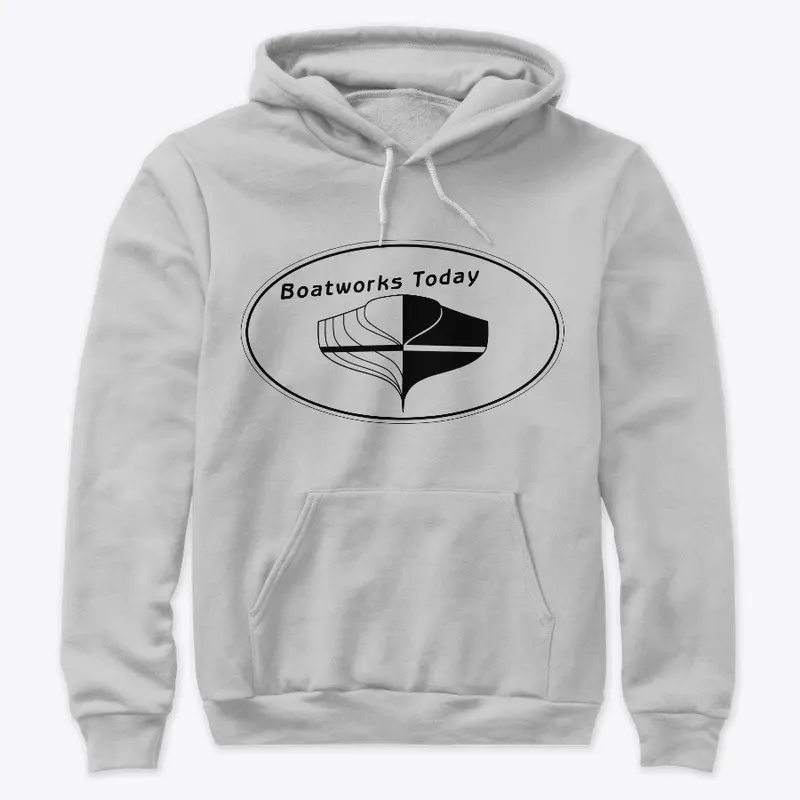 BWT Hoodie With Black Logo